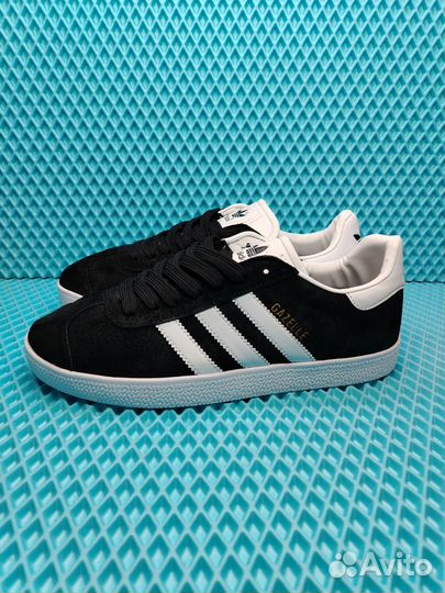Кроссовки adidas gazelle black white 41-46