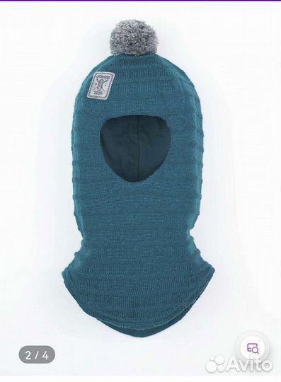 Шапка-шлем на 2-3 года