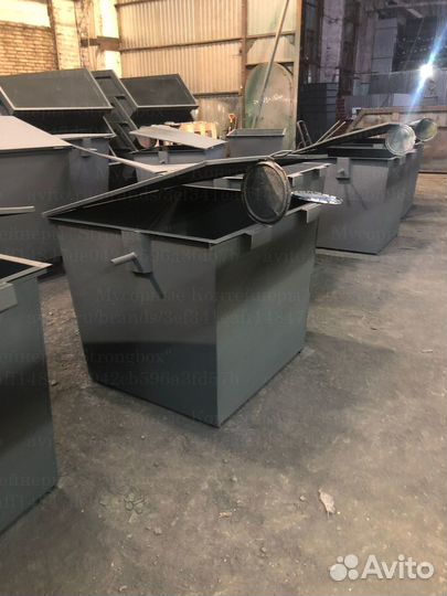 Евроконтейнер металлический 1,1 м3 L2177