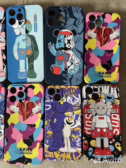 Чехлы на iPhone 13 pro max Kaws
