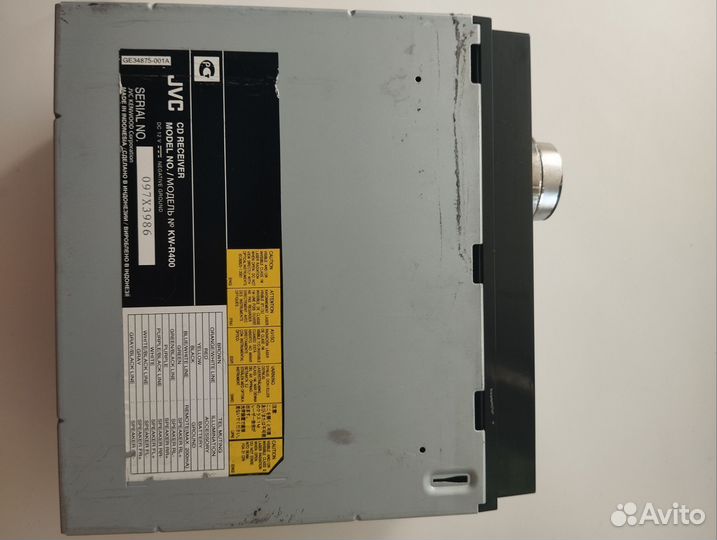 Авто магнитола JVC KW-R400