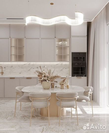 Красивый кухонный гарнитур