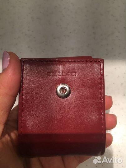 Кожаный футляр для линз