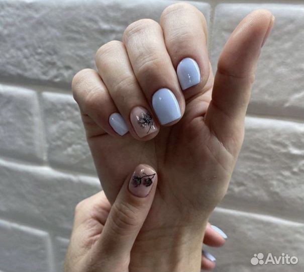 Маникюр с покрытием гель лак