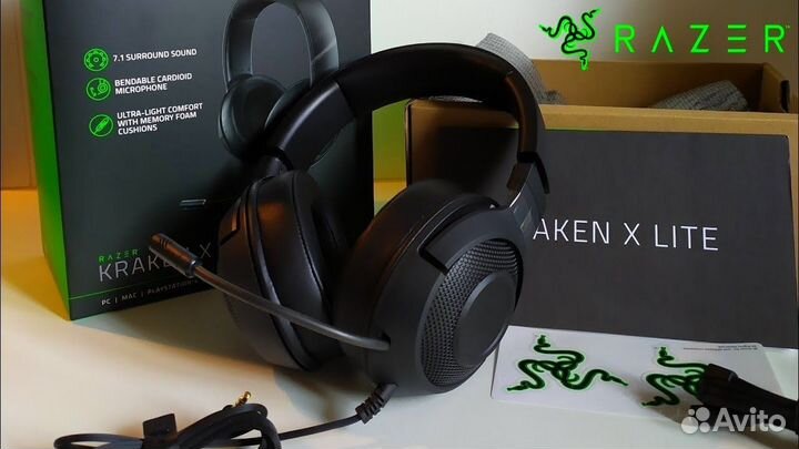 Игровая гарнитура Razer Kraken X Lite