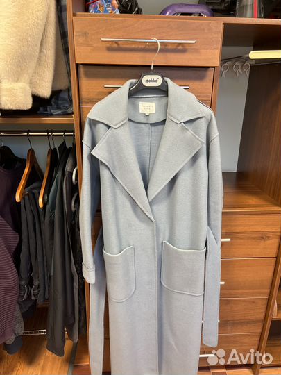 Тонкое пальто длинное