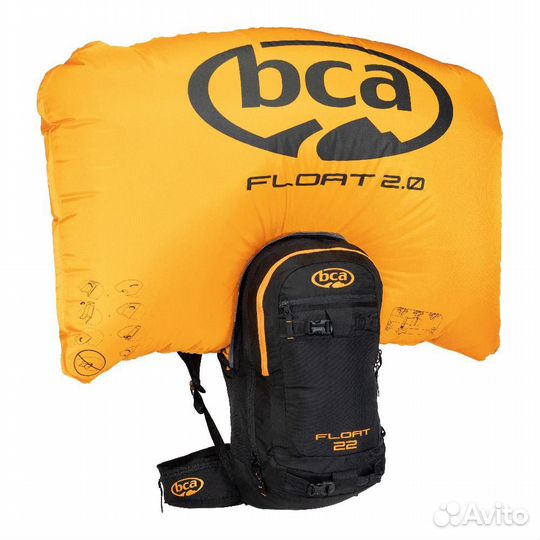 Лавинный Рюкзак BCA float 2.0 22 Black/Orange без