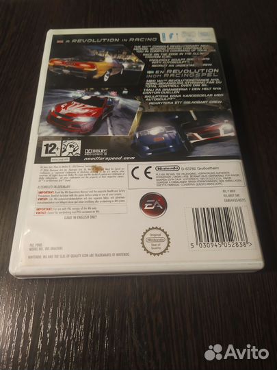 Игра Need for speed Carbon для Nintendo Wii