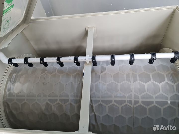 Барабанный фильтр для узв и пруда 100куб (l4a5)