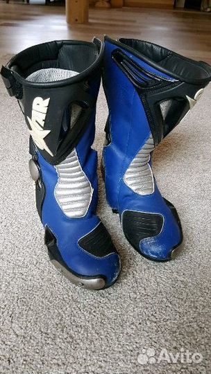 Мотоботы кожа