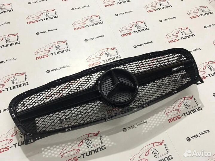 Решетка GLA в стиле AMG 45 Black + амг 17+