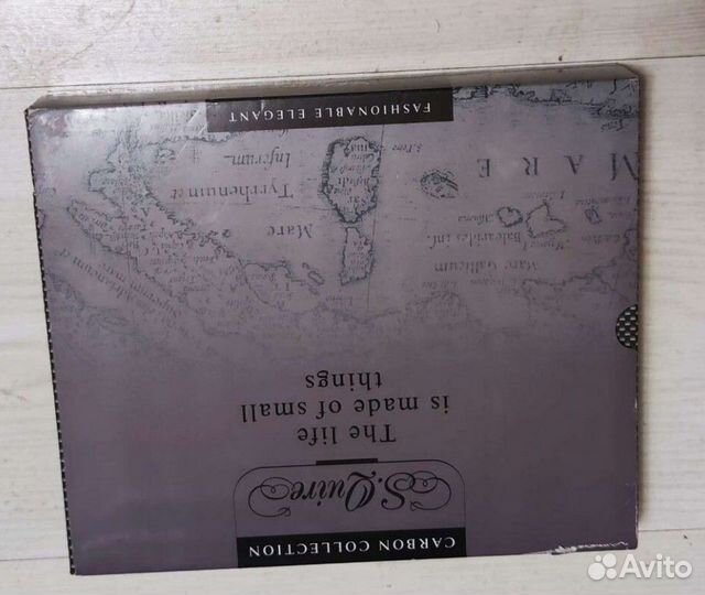 Набор S.Quire фляга 0,18 л +портсигар Италия