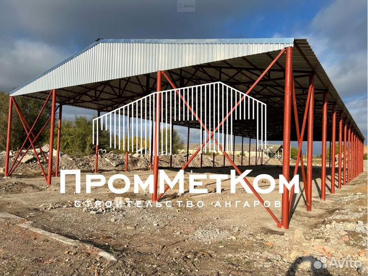 Возведение ангаров, навесов, складов