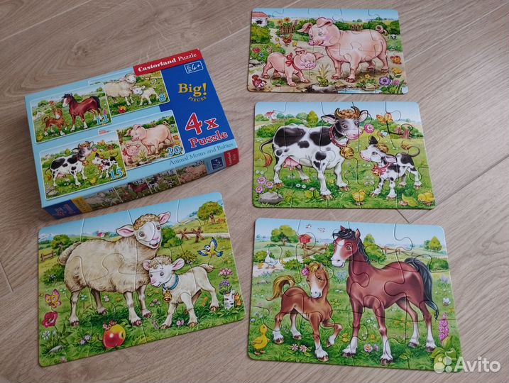 Пазлы 4в1