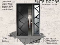 Дизайнерская уличная металлическая дверь ED-001