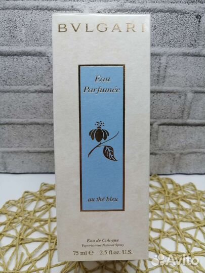 Туалетная вода bvlgari EAU parfumee AU THE bleu 75