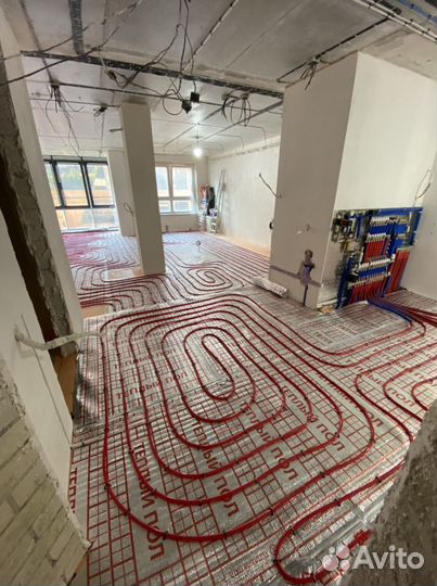 Теплый пол отопление водоснабжение