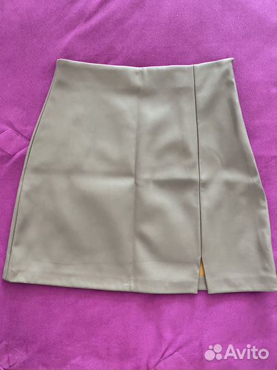 Кожаная юбка