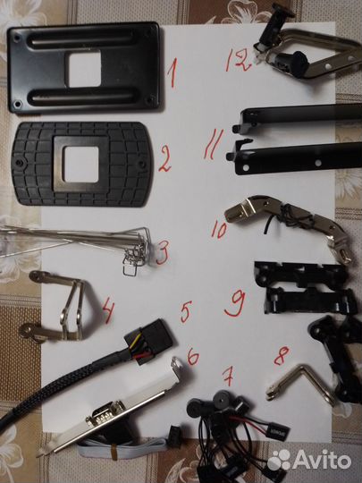 Крепления для кулера, процессора