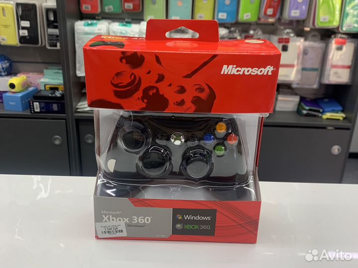 Джойстик xbox 360 Microsoft проводной