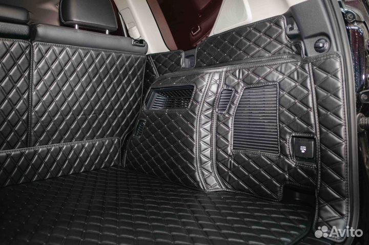 3D коврики в багажник Toyota LC Prado 150