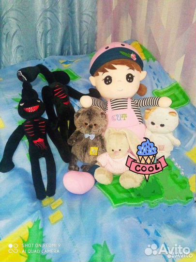 Мягкие игрушки новые