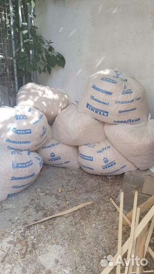 Стружка, опилка хвойных и лиственных пород