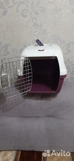 Переноска для кошек пластиковая