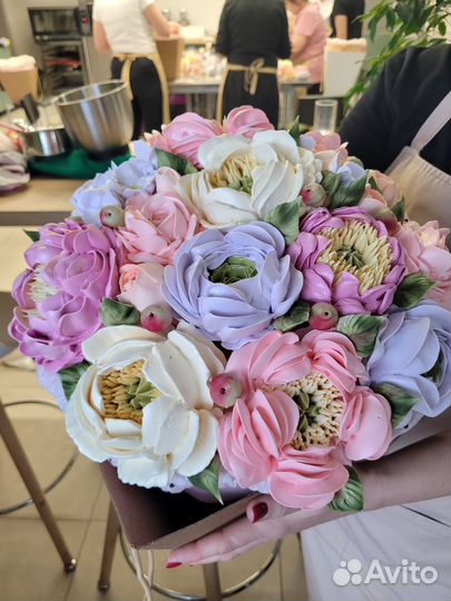 Зефирные цветы