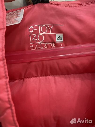 Пуховик adidas для девочки