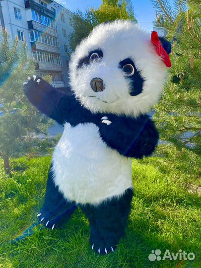 Надувной костюм панда 2 метра