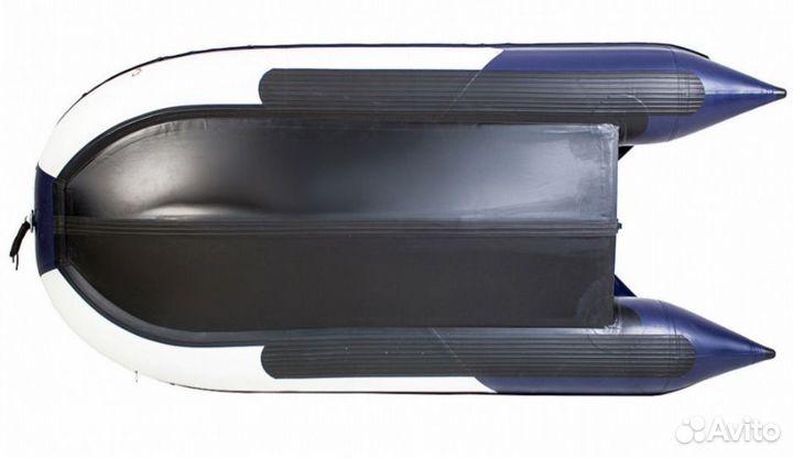 Надувная лодка gladiator D450AL бело/темно-синий