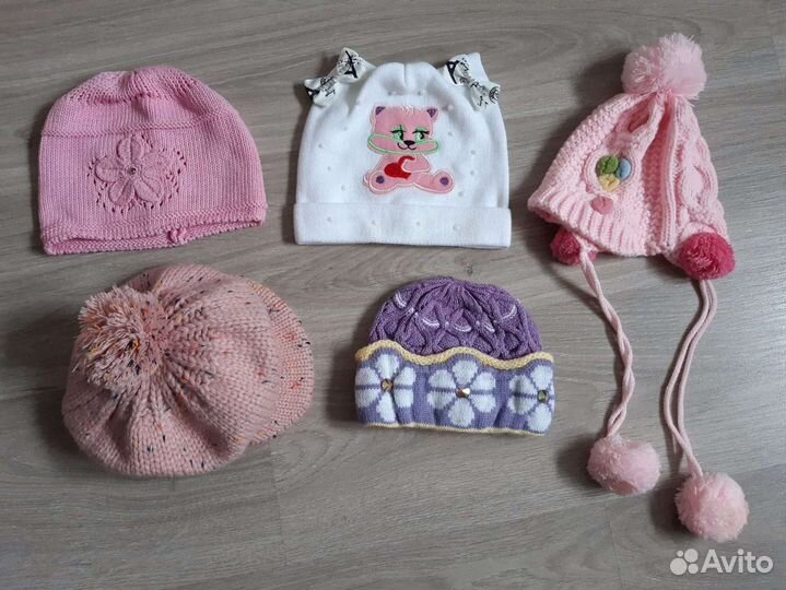 Шапки детские для девочки новые