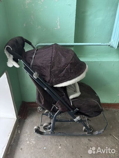 Детские санки коляска