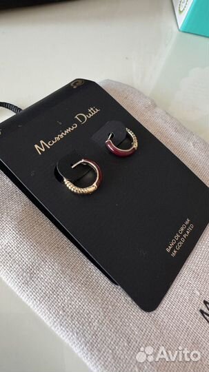 Massimo dutti серьги