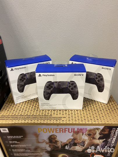 Геймпад ps5 dualsense камуфляж серый camouflage