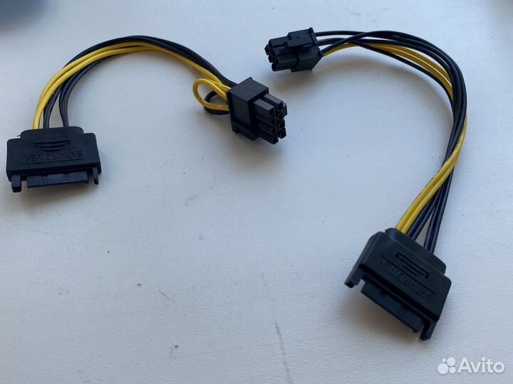 Для пк SATA molex pci-e 6pin 8pin atx