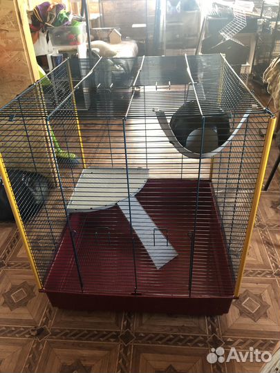 Большие клетки для крыс/шиншилл/хорьков/кроликов