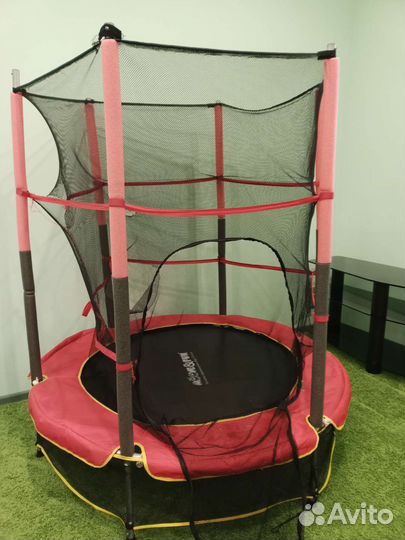 Детский батут с сеткой