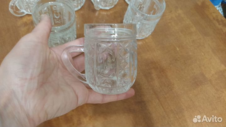 Кружки хрустальные СССР