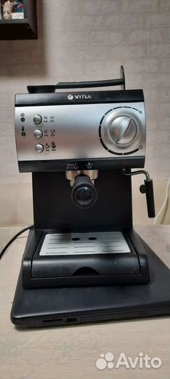 Кофеварка рожковая vitek vt 15-11