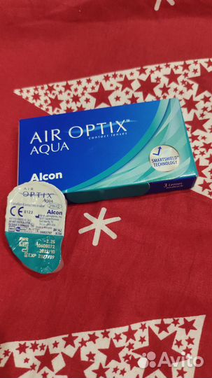 Контактные линзы Alcon air optix -2.25