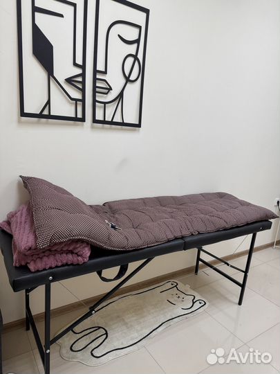 Кушетка для наращивания ресниц / косметологическая