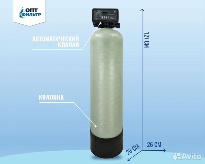 Система обезжелезивания воды для дома дачи