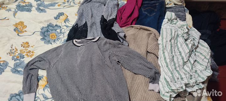Вещи женские пакетом 46р тарой коробкой мешком