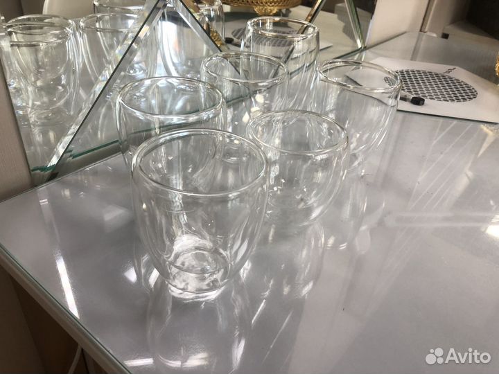 Стаканы с двойными стенками