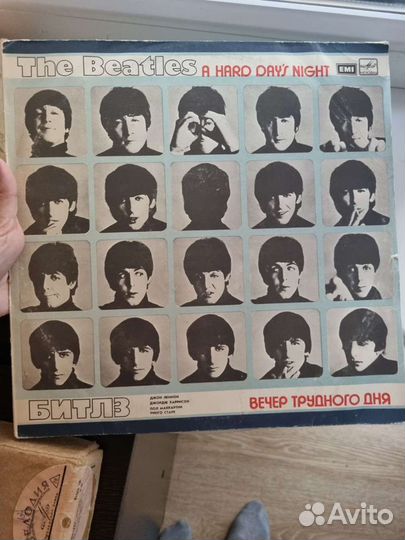 Виниловые пластинки the beatles