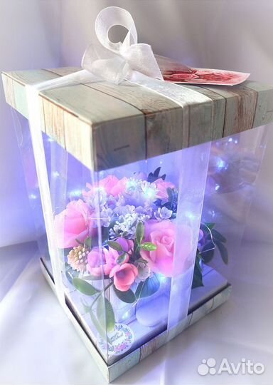 Букет из мыла ручной работы, Нежность