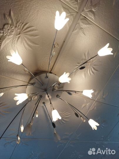 Люстра потолочная бу