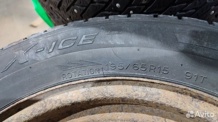 Колёса Солярис Michelin X-Ice 195/65 R15 91T